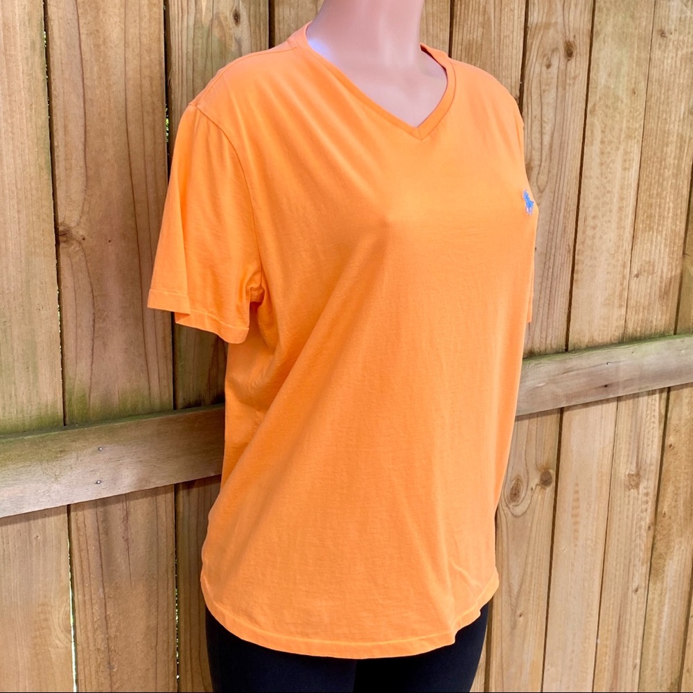 POLO RALPH LAUREN EMBROIDERED LOGO Unisex Tee EUC - Picture 6 of 15